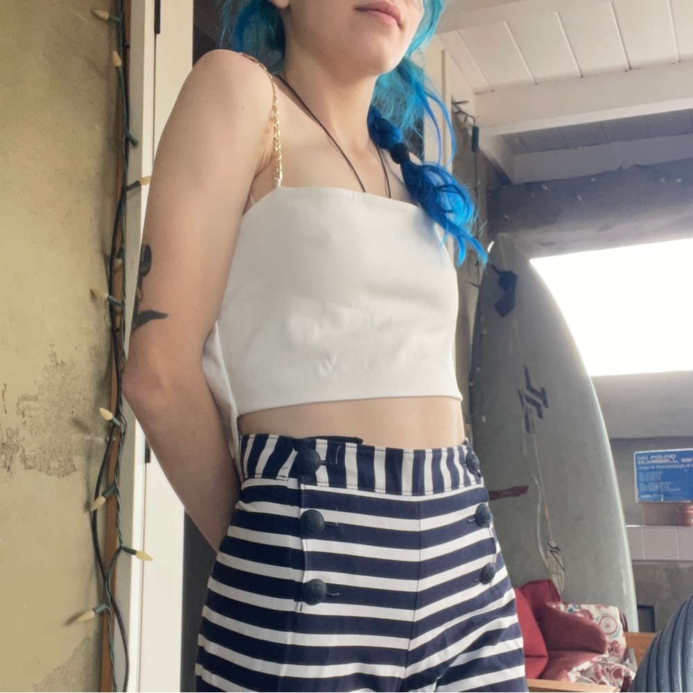 Express stripped pants, size 4R(small, fits 3-6 ish)